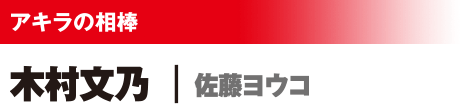 アキラの相棒 木村文乃/佐藤ヨウコ